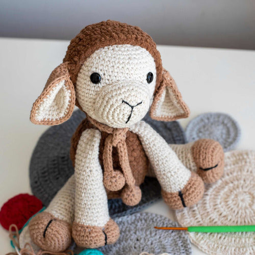 Handmade Sheep Amigurumi Crochet Toy - Cotton and Chenille Yarn! 1