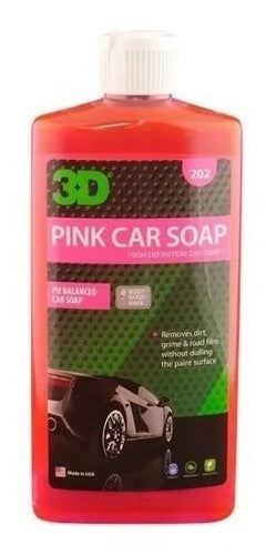 3D Pink Car Soap | Shampoo pH Neutral 500 mL 0
