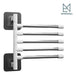 Mnl Rotating Towel Holder with 5 Arms - Adhesive Bathroom Organizer 1