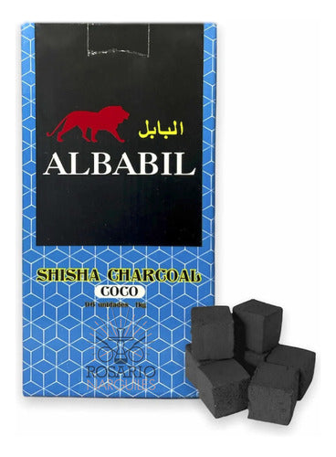 Carbón Natural De Coco Cúbico Para Narguile Shisha X192 0