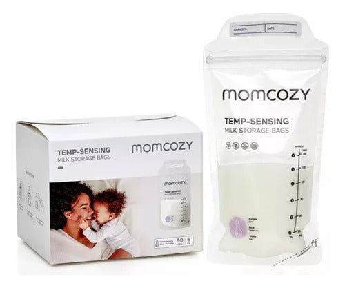 Momcozy Freezable Breastmilk Storage Bags with Temperature Sensor 0