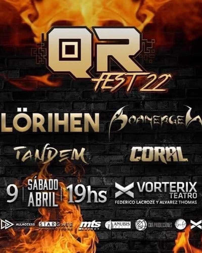 Entrada QR Fest - Lorien Coral Boanerges Tandem 0