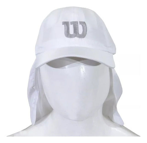 Wilson Legionary Tennis Padel Cap with Neck Protection 0