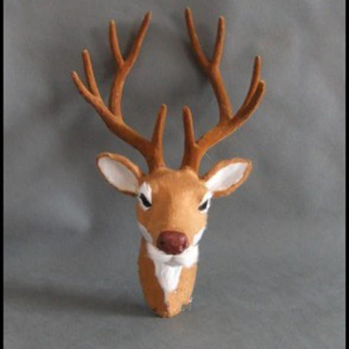 10 '' Deer Head Stuffed Animal Toy Para Crianças Presentes 5