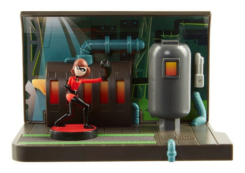 Playset Con Mini Figuras Elastigirl Laborat Los Increíbles 2 0