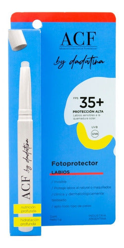 Acf By Dadatina Camuflaje Fotoprotector Labios Fps 35+ 2