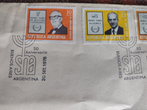 Sobre 50 Aniversario Sociedad Hebraica Argentina 1