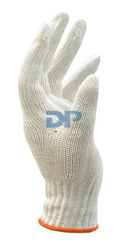 De Pascale White Cut-Resistant Refrigeration Knit Glove 1