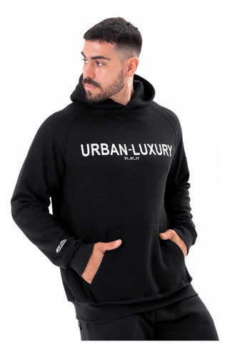 Urban Luxury Cotton Fit Men's Sports Hoodie 0