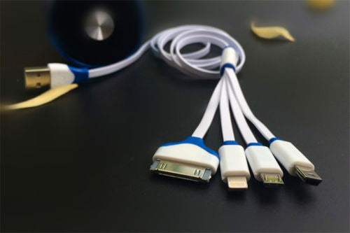 Energía Móvil Cable 4 En 1 Universal Celular Multi Datos Usb 2