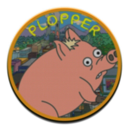 PasionDelHincha Ciudadela Circular Patch Simpsons Spider Pig M01 0