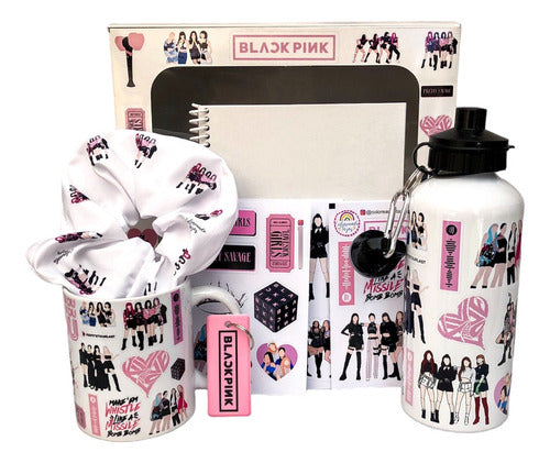 Blackpink Kpop Box Ideal Gift Set *Mug+Hoppy+Scrunchie+etc* 0