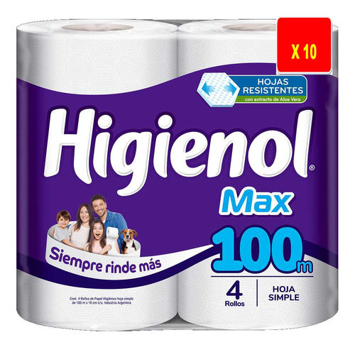 Papel Higiénico Higienol Max 100 Bolsón 0