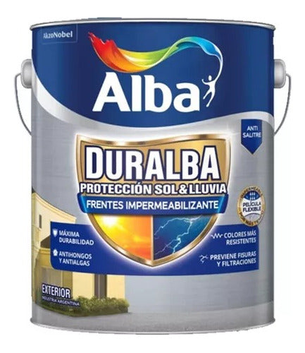 Alba Duralba Frentes Y Muros Impermeabilizante 20lt 0