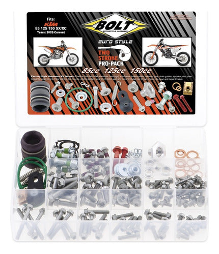 Bolt Motorcycle Kit Bulones Euro Style KTM 2 Tiempos 85/125/150Cc One Motos 0