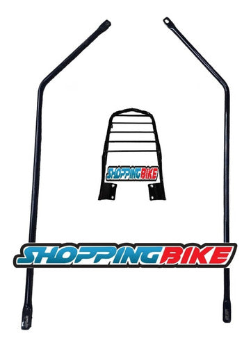 Shopping Bike Lightweight Cargo Rack with Honda Cb 190 R Reinforcements 0