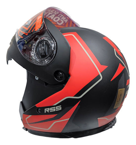 Hawk Casco Rebatible Rs5 Hawk Doble Visor Resistance Para Motos 2