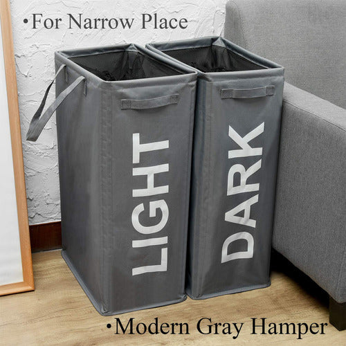 Haundry Set of 2 Dark and Light Laundry Baskets 6