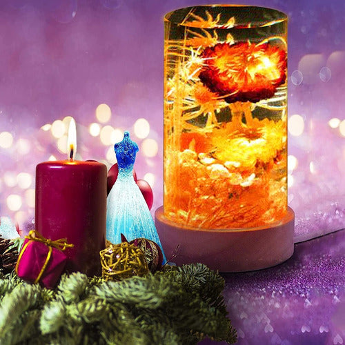 CANDY-HO Silicone Mold for Resin Cylinder 5.5cm Ideal Lamp 2