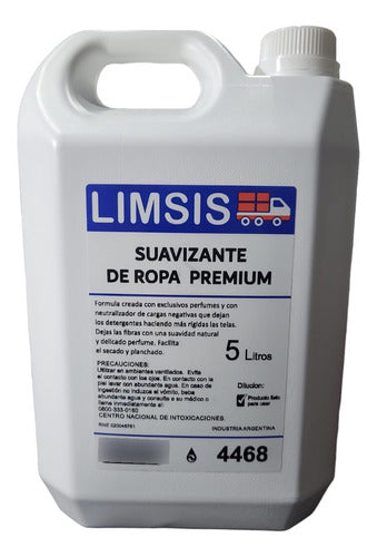 Limsis Premium Fabric Softener with Long-Lasting Fragrance X 5 Liters 0