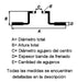 2 Discos Freno Para Renault Laguna Traseros Llanta 4 Agujero 4