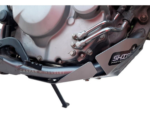 Steel Engine Guard for Honda Falcon NX4 400 by Shield® 5