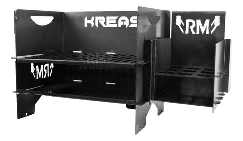 Portable Fire Pit Grill - Kreas with Balcony Grill 3