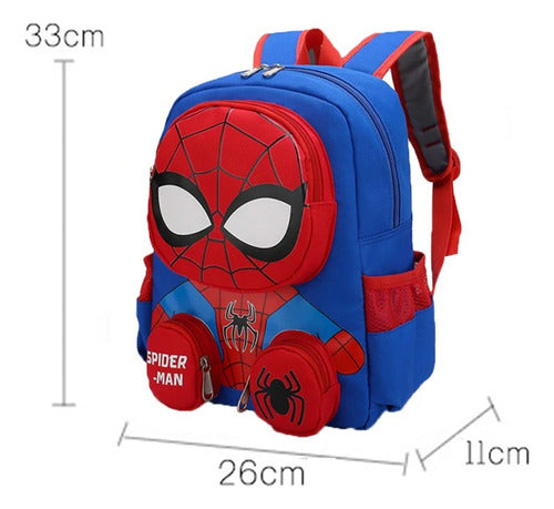 Mochila Infantil Homem Aranha 3d Volta As Aulas 2024 1