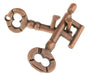 Puzzle Juego Ingenio (tipo Hanayama) Metal - Nivel Medio 1 0