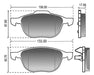 Pastilla De Freno Delantera Plasbestos Ford Focus Iii 2.0 L 0