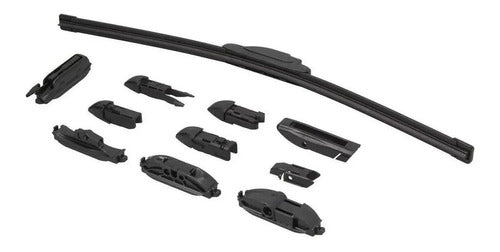 Kit 2 Front Wiper Blades Flex Rubber Chev Agile 2013 to 2017 1