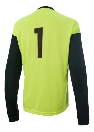 Goalkeeper Long Sleeve Soccer Jersey with Elbow Impact Protection by Kadur 18