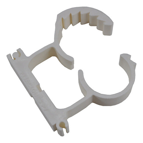 Adjustable Nylon Clamp for 32 to 40mm White - Clampy 0