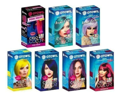 Otowil Hair Color Cream Set of 6 Assorted Colors 0