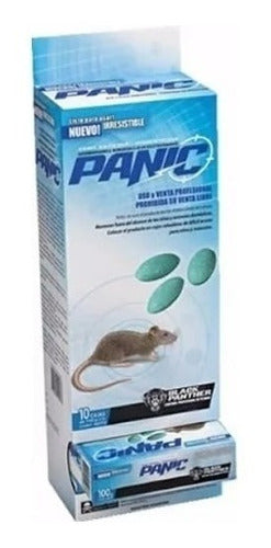 Panic Veneno Cebo Raticida Rodenticida 100 Grs Rata Raton Mf 0