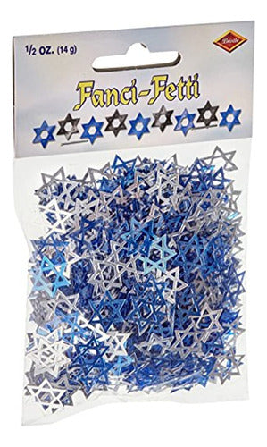 Fancifetti Star Of David Azul  Plata Accesorio Para Fiesta 1 0