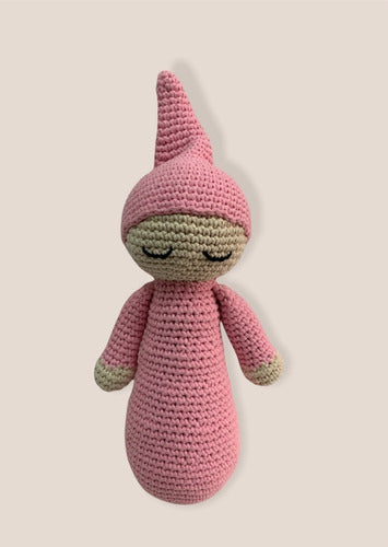 PuroAmorAmigurumis Amigurumi Dormilón Attachment Doll - 34 Cm 0