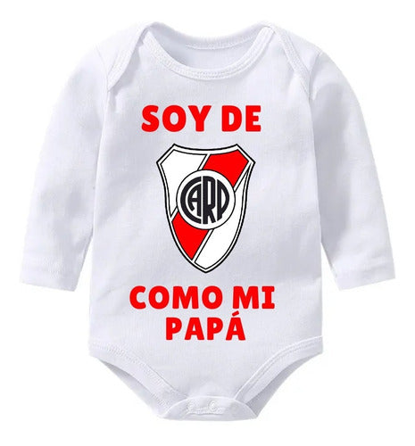 Misión Body Bebe Manga Larga - River Plate 0