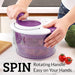 Zulay Kitchen Salad Spinner De Grande Capacidade De 5l - Man 1