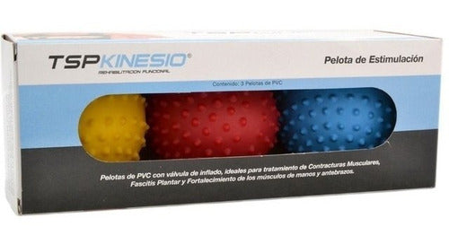 Pelotas Con Pinches Estimulacion Anti Estres Pack X 3 Tsp 0