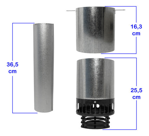 Orbis Original Exhaust Pipe Set for Heaters Models 411 412 413 414 3