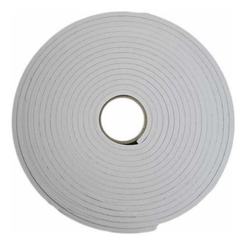 Burlete Practico Simil Goma Blanco 6 Mts 15mm 6mm Mf Shop 0