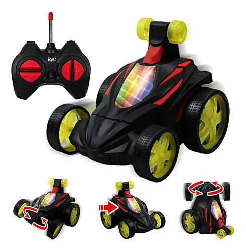 Hyw Remote Control Stunt Car Para Niños, Doble Cara 360 ° De 0