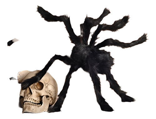 USGadget Technology Halloween 12 Inch Huge Realistic Furry Spider Indoor 0