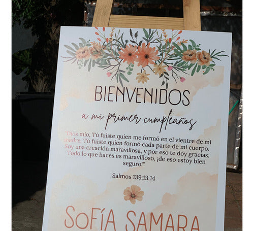 InvitacionesFangus_uy Cartel De Bienvenida Boda Bautismo 15 Años Fiestas Eventos 6