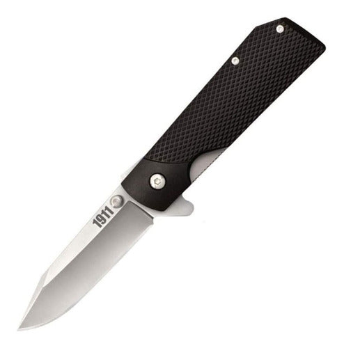 Cuchillo Navaja Plegable Negro Con Mango Griv-ex| Cold St... 0