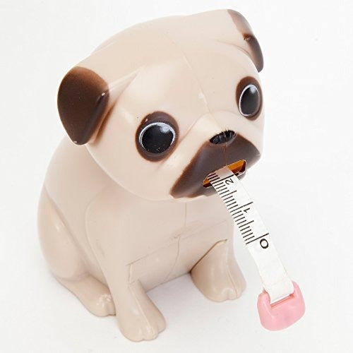 Paladone Pug Tape Measure - Incluye: Mediciones En Pulgadas 0