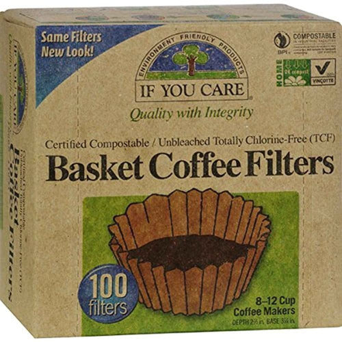 If You Care Coffee Filter Basket Pack of 12 Size 0