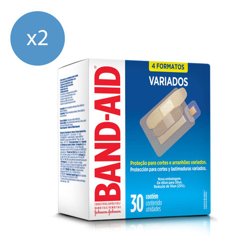 Pack Apósitos Band-aid Variados 30 U 0