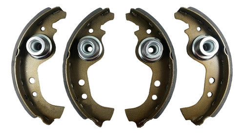 Gr Frenos 4 Brake Shoes Fiat 126 185mm X 31mm - European 0